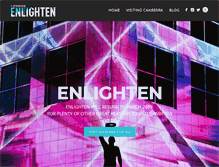 Tablet Screenshot of enlightencanberra.com